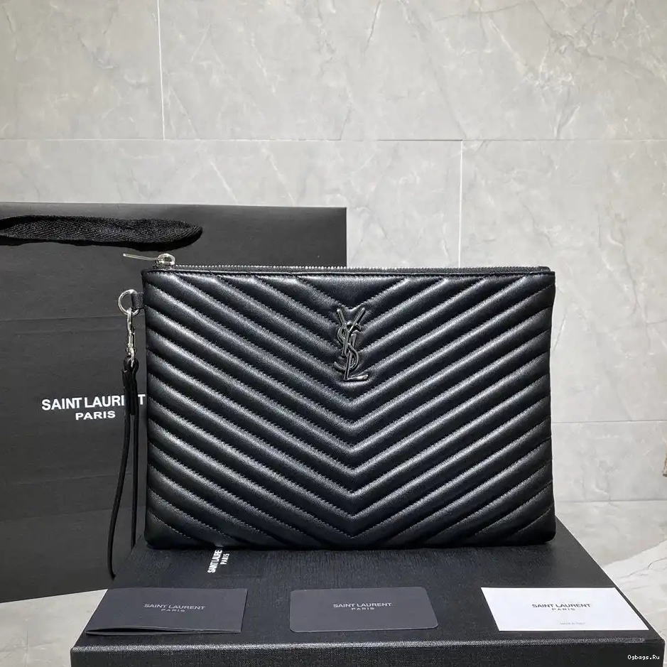 YSL CLUTCH MONOGRAM 0326